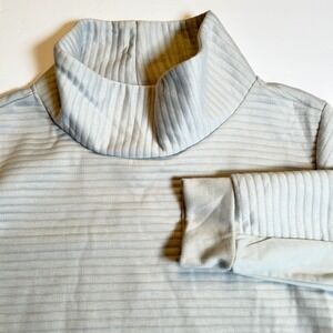 The Sweatshirt Project Ribbed Pullover Sweatshirt Cowl Neck Zip Sides XL NWT